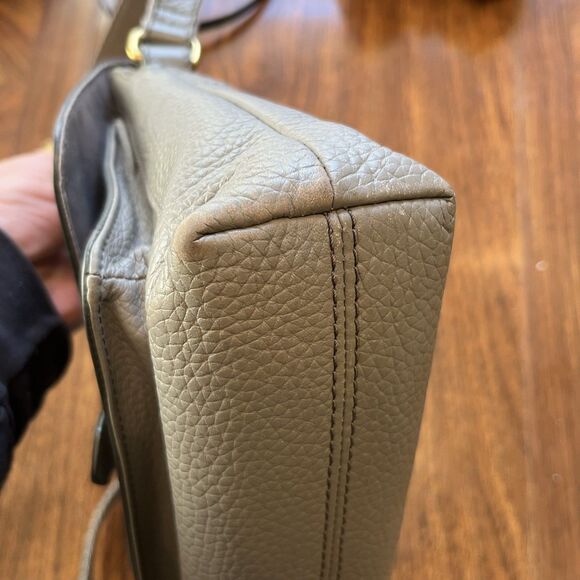 FOSSIL Kinley Leather Crossbody Gray - Picture 6 of 12